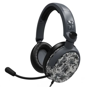 4Gamers C6-100 Universal Wired Gaming Headset (Grey Camo)