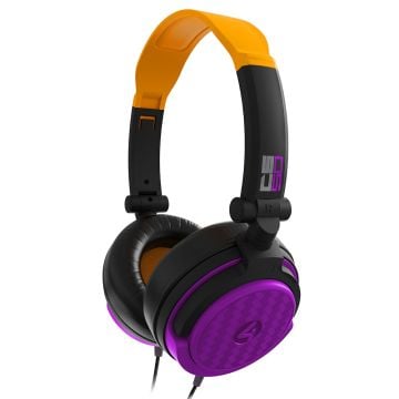 4Gamers C6-50 Universal Wired Gaming Headset (Orange & Purple)