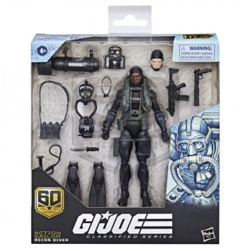 G.I. Joe Classified Series 60th Anniversary Action Sailor Recon Diver Action Figure