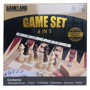 6 In 1 Game Set Board Game