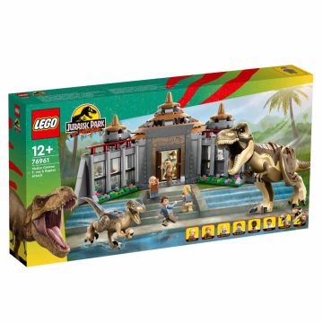 LEGO Jurassic Park Visitor Center: T. rex & Raptor Attack (76961)