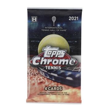 TOPPS Tennis Chrome 2021 Hobby Booster Pack