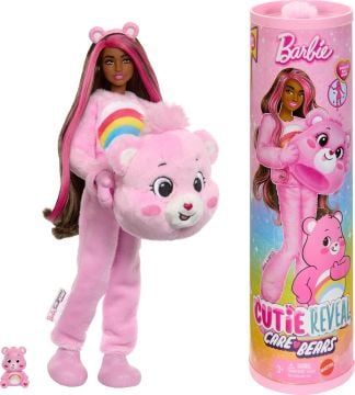 Barbie Cutie Reveal Care Bears Doll Cheer Bear0