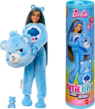 Barbie Cutie Reveal Care Bears Doll Grumpy Bear0