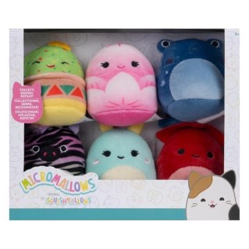 Squishmallows Micromallows 2.5" Plush 6 Pack (Safiyah the Ranbow Zebra)