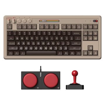 8BitDo Retro Hot-Swappable Mechanical Gaming Keyboard (C64 Edition)