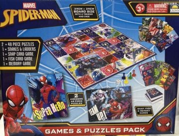 Marvel Spider-Man Games & Puzzles Pack
