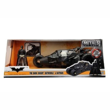 Jada Toys The Dark Knight Batmobile with Batman 1:24 Diecast Vehicle