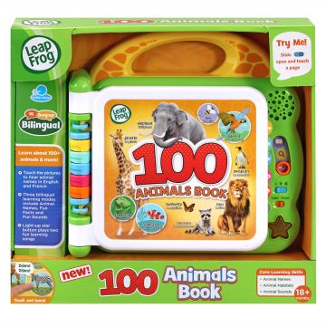 LeapFrog Learning 100 Animals Educational Book