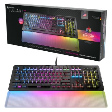 Roccat Vulcan II Max Full-size Optical Mechanical RGB Gaming Keyboard (Black)