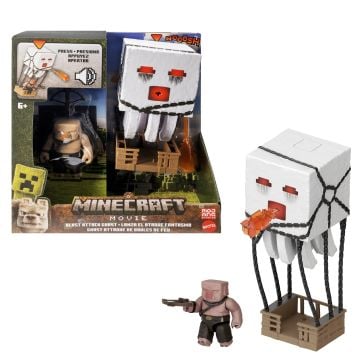 A Minecraft Movie Black Attack Ghast Action Figure