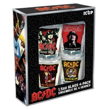AC/DC Shot Glass 4 Pack (Image 1)