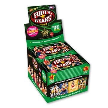 Select 2025 AFL Footy Stars Cards Booster Box