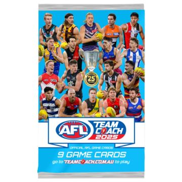 AFL Football 2025 TeamCoach Trading Cards Booster Pack