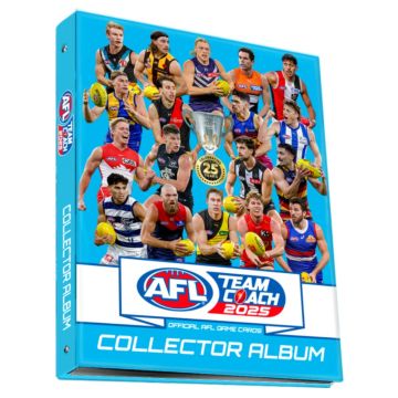 AFL Football 2025 TeamCoach Trading Cards Collector Album