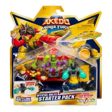 Akedo Ninja Fury S7 Three Strikes Chux Official Rules Starter Pack (Image 1)