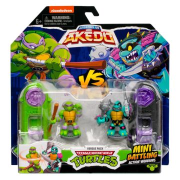 Akedo Teenage Mutant Ninja Turtles Donnie vs Foot Slash Versus Pack (Image 1)