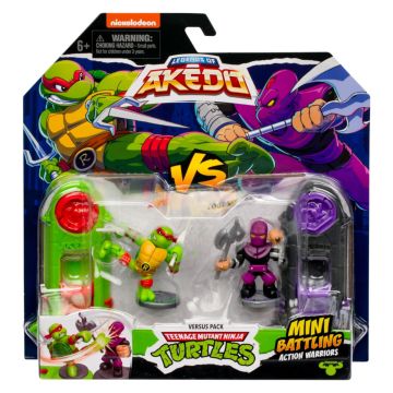 Akedo Teenage Mutant Ninja Turtles Raphael vs Foot Soldier Versus Pack (Image 1)