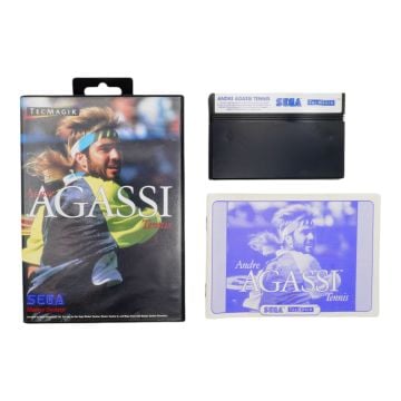 Andre Agassi Tennis (Master System) [Pre-Owned] [Complete] (Image 4)