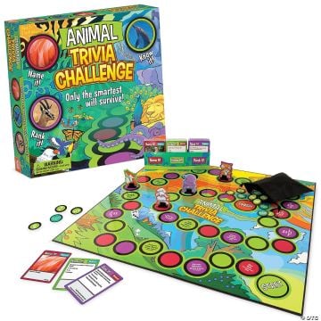 Animal Trivia Challenge Board Game (Image 1)
