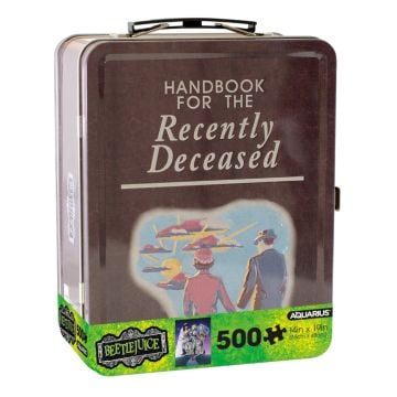 Aquarius Beetlejuice 500 Piece Jigsaw Puzzle in Tin Box (Image 1)