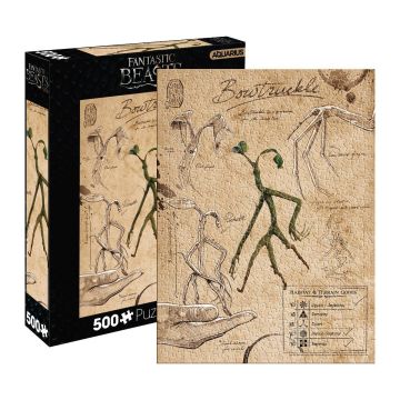 Aquarius Fantastic Beasts Bowtruckle 500 Piece Jigsaw Puzzle