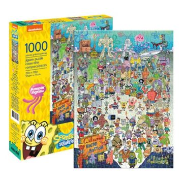 Aquarius Spongebob Squarepants Cast 1000 Piece Jigsaw Puzzle