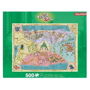 Aquarius The Wizard of Oz Map 500 Piece Jigsaw Puzzle