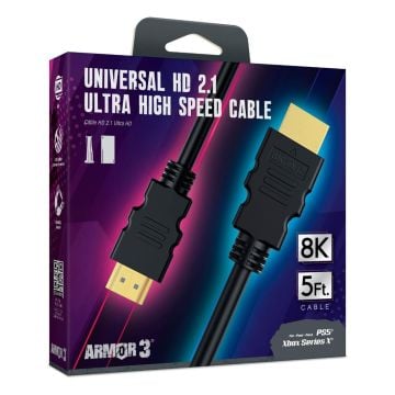 Armor3 5ft Universal HD 2.1 Ultra High-Speed Cable