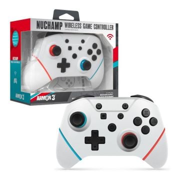 Armor3 NuChamp Wireless Game Controller For Nintendo Switch (White)