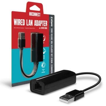 Armor3 NuConnect Wired LAN Adapter for Nintendo Switch