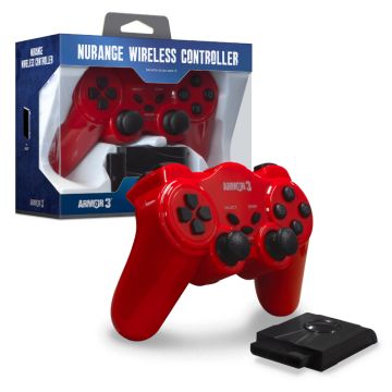 Armor3 NuRange Wireless Controller For PS2 (Red)