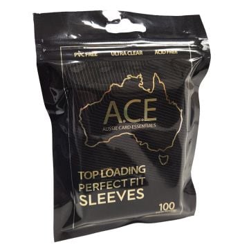 Aussie Card Essentials Top Loading Perfect Fit Sleeves 100 Pack