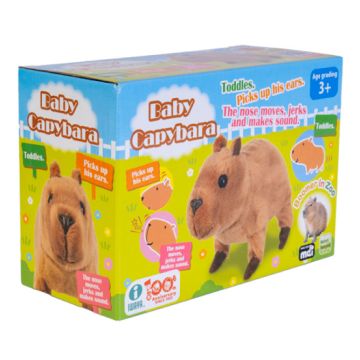 Baby Capybara Animated Pet Toy
