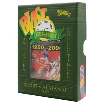 Back to the Future Sport Almanac Limited Edition Collectable Metal Ingot