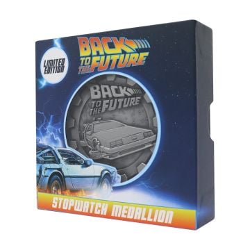 Back to the Future Stopwatch Collectable Metal Medallion0