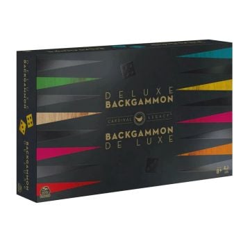 Cardinal Legacy Deluxe Wooden Backgammon Set