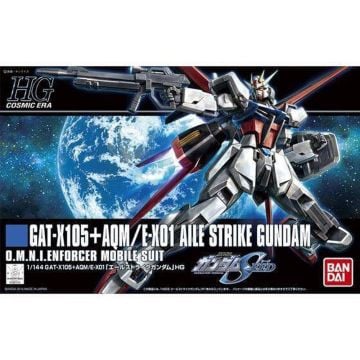 Bandai Gundam High Grade GAT-X105 Aile Strike 1/144 Scale Model Kit