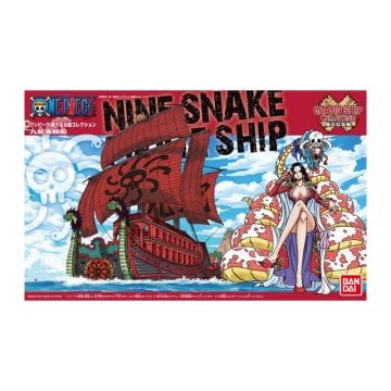 Bandai One Piece Grand Ship Collection Kuja Pirates Nine Snake Ship Plastic Model Kit