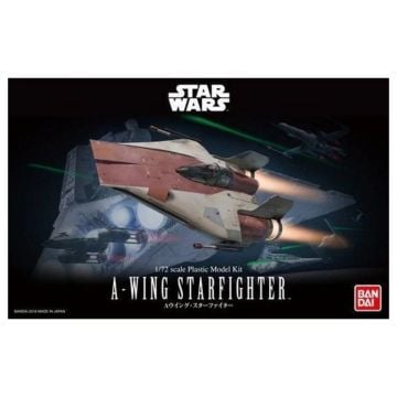 Bandai Star Wars A-Wing Starfighter 1/72 Scale Vehicle Model Kit