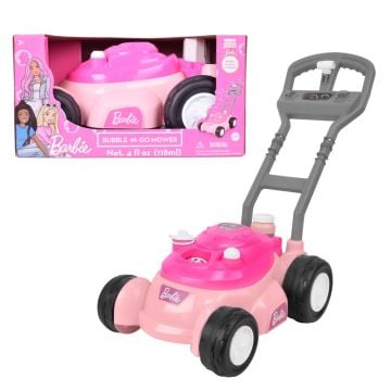 Barbie Bubble N Go Mower & Bubble Solution (Pink)