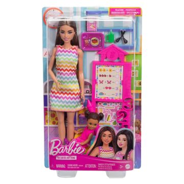 Barbie Career Teacher Doll & Accessories (Brunette Hair)