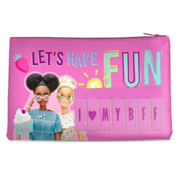 Barbie Retro Lets Have Fun Named Pencil Case
