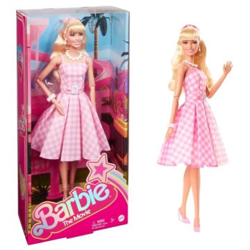 Barbie the Movie Barbie in Pink Gingham Dress Doll