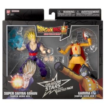 Dragon Ball Super Dragon Stars Battle Pack Super Saiyan Gohan VS Gamma 1 DBS Super Hero Movie Figure