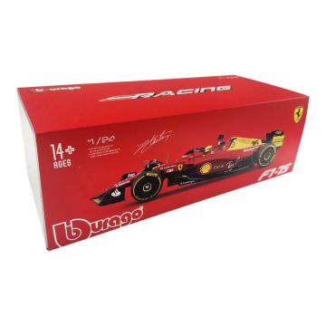 Bburago Ferrari Racing F1-75 Charles Leclerc 2022 1:24 Scale Model