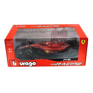 Bburago Ferrari Racing F1 2022 75 1:18 Charles Leclerc Car