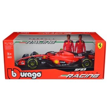 Bburago Formula Racing 2023 Ferrari SF-23 #55 Carlos Sainz 1:18 Scale Diecast Vehicle