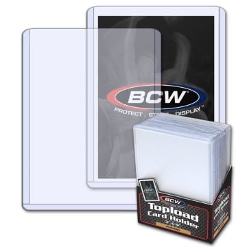 BCW 3" x 4" Toploader Card Holder 25 Pack