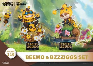 Beast Kingdom D Stage League Of Legends Beemo & Bzzziggs Set
